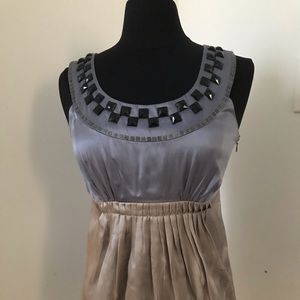 Vintage Empire waist beaded top